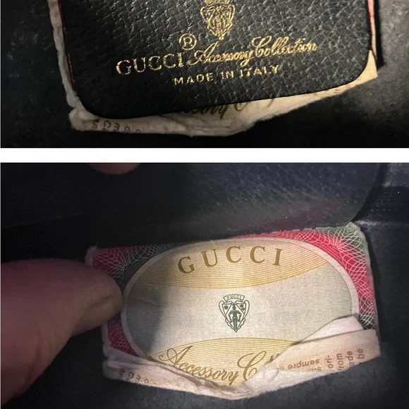 Vintage Blue Gucci GG Monogram Ophidia School Messenger Bag One Owner Good Shape - Picture 2 of 16